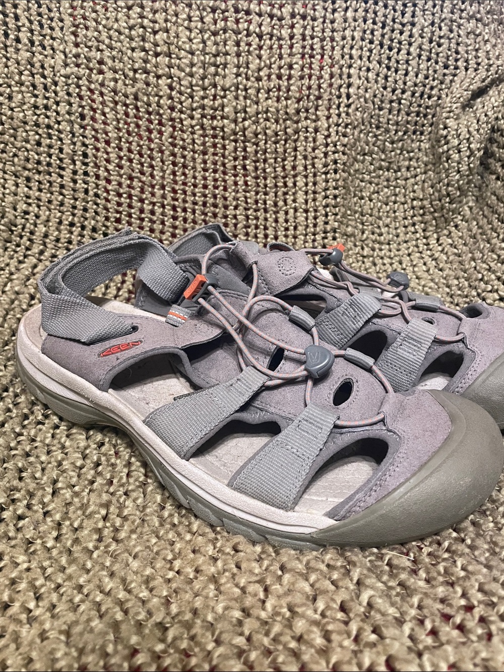 Keen Men's Gray Closed-Toe Outdoor Sport Sandals